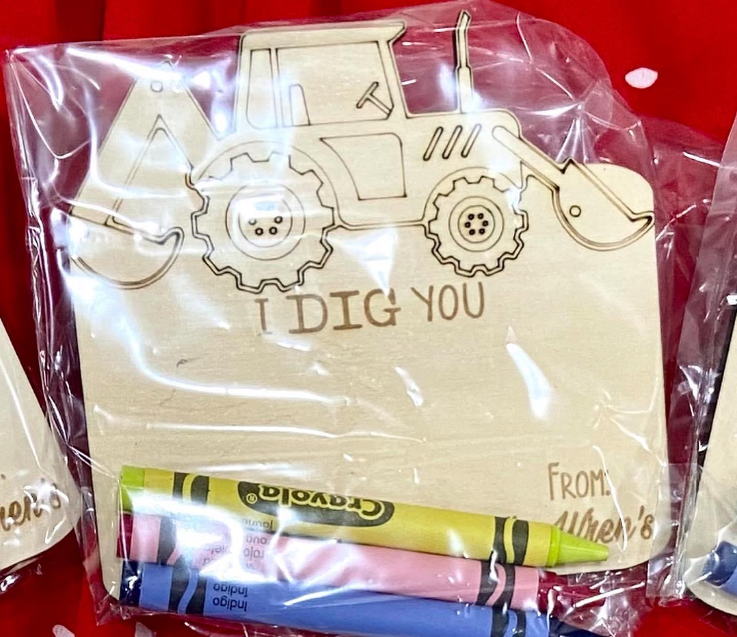 Wood Valentines: Vehicles Set