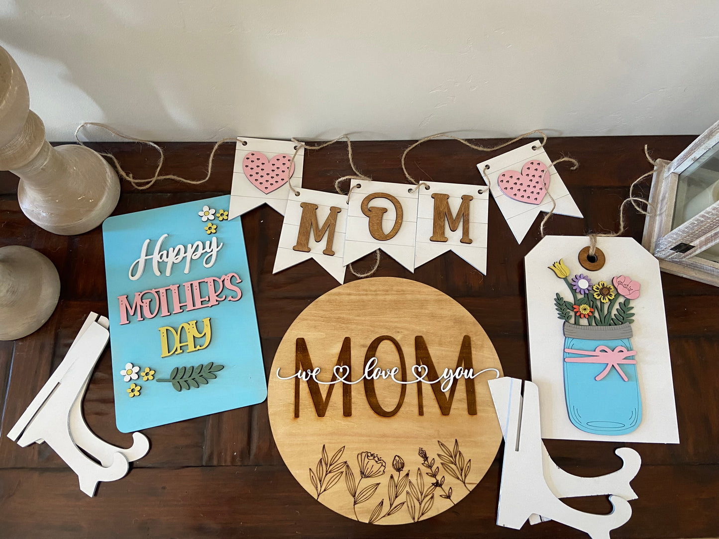 Mother’s Day Signs and Banner Set