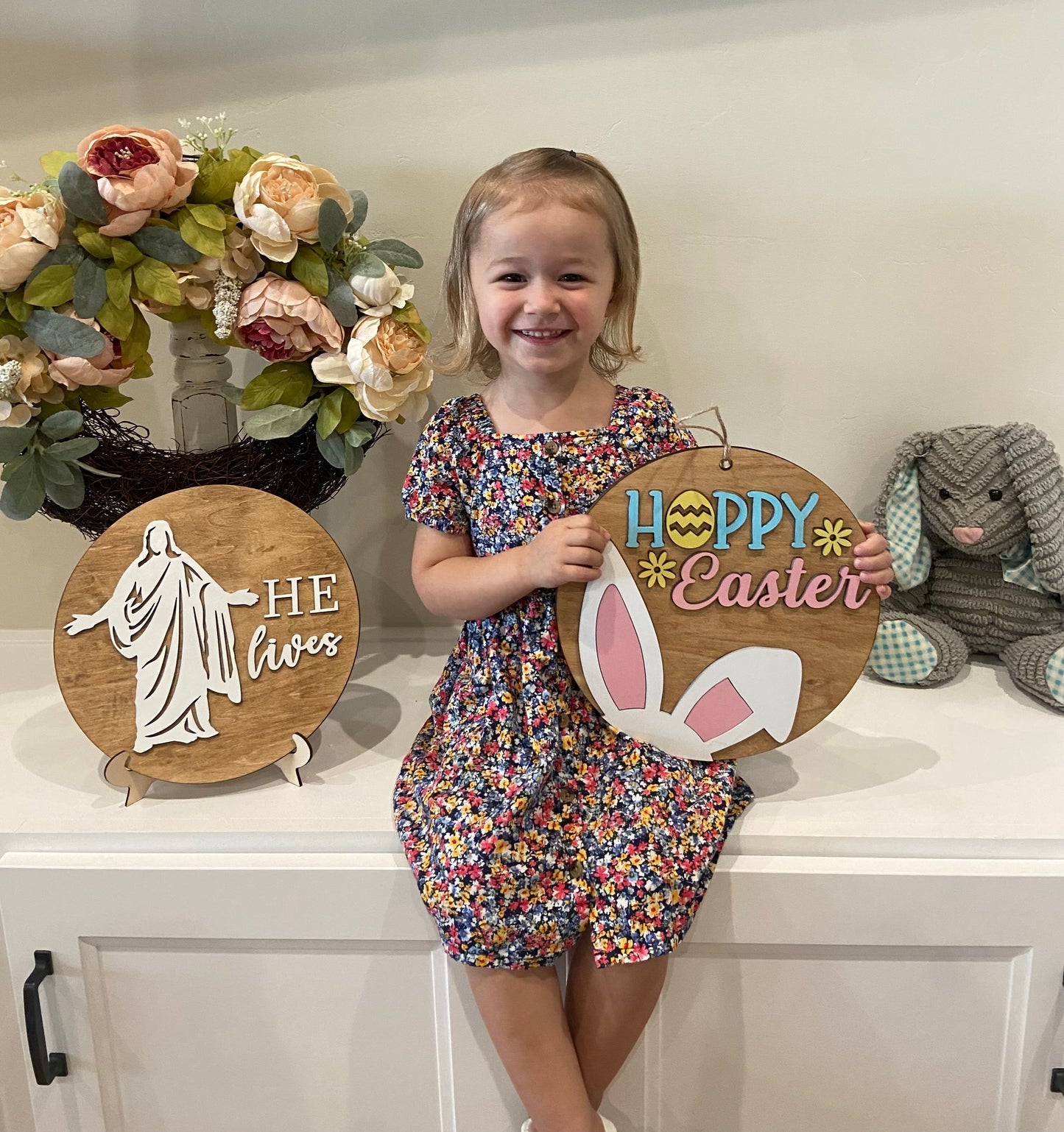 Chloe’s Christus Easter Sign