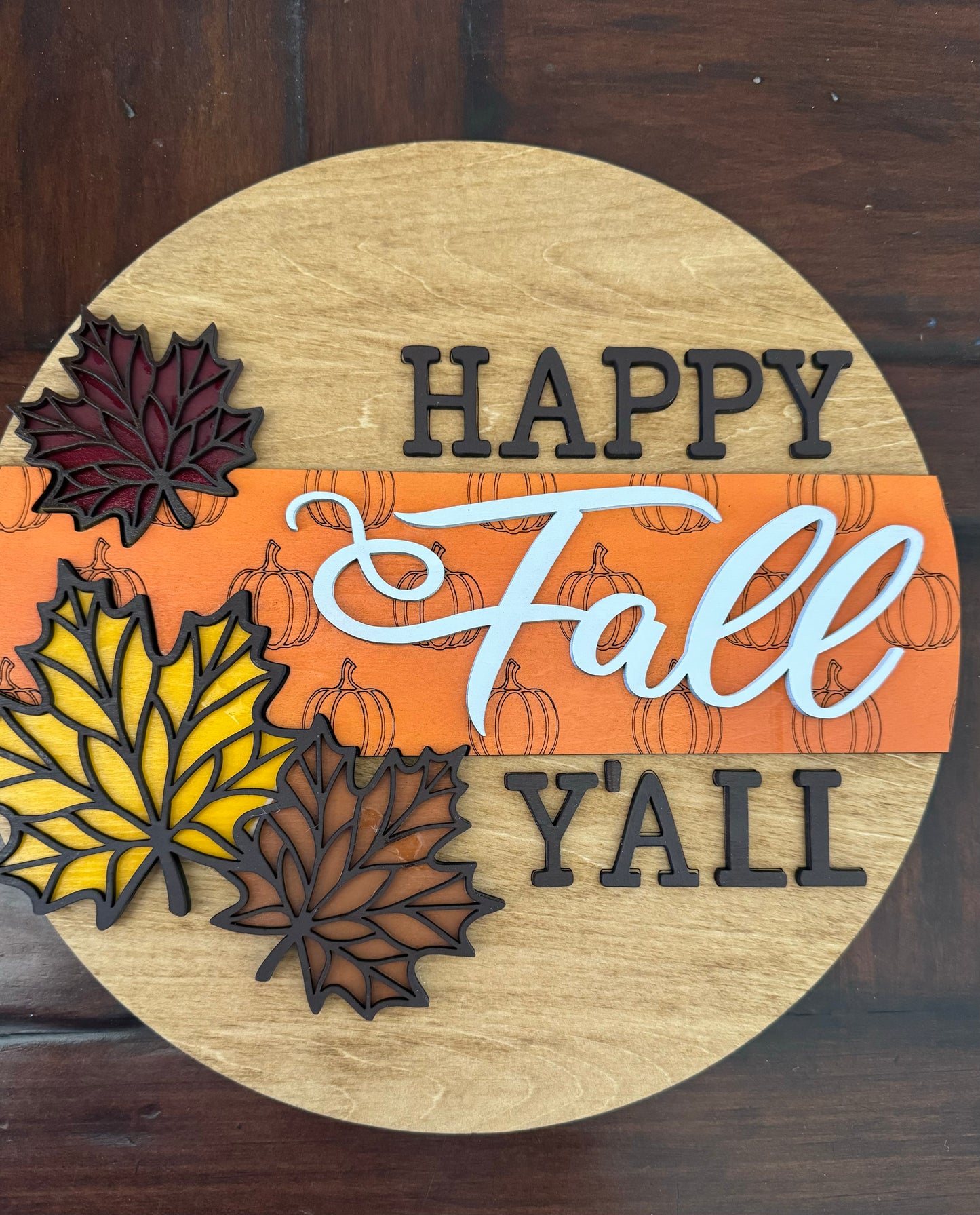 Chloe’s Happy Fall Wood Sign