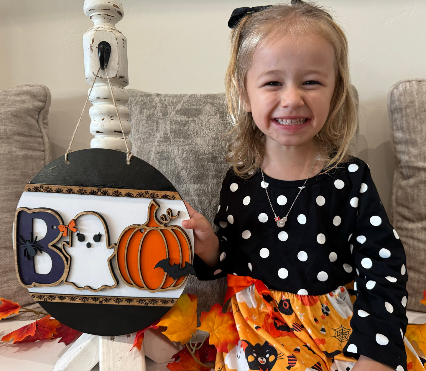 Chloe’s Boo Halloween Sign