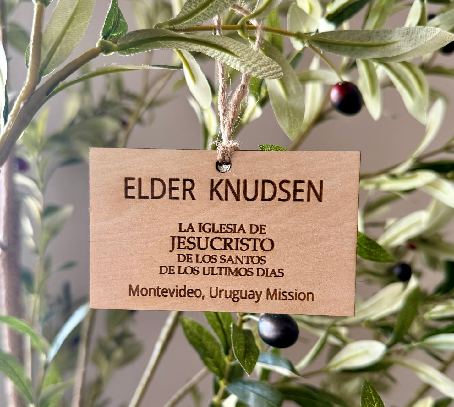 Mission Name Ornament