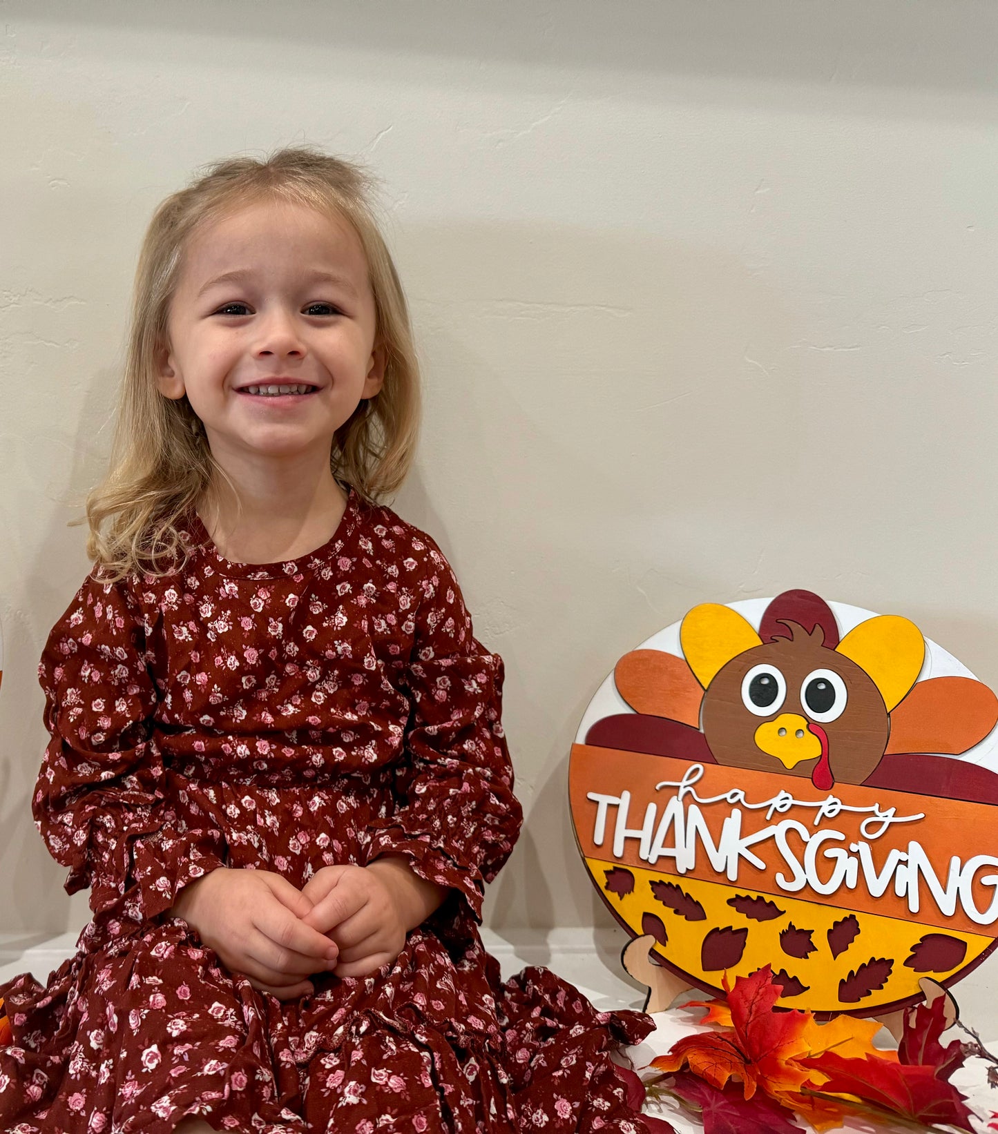 Chloe’s Turkey Sign