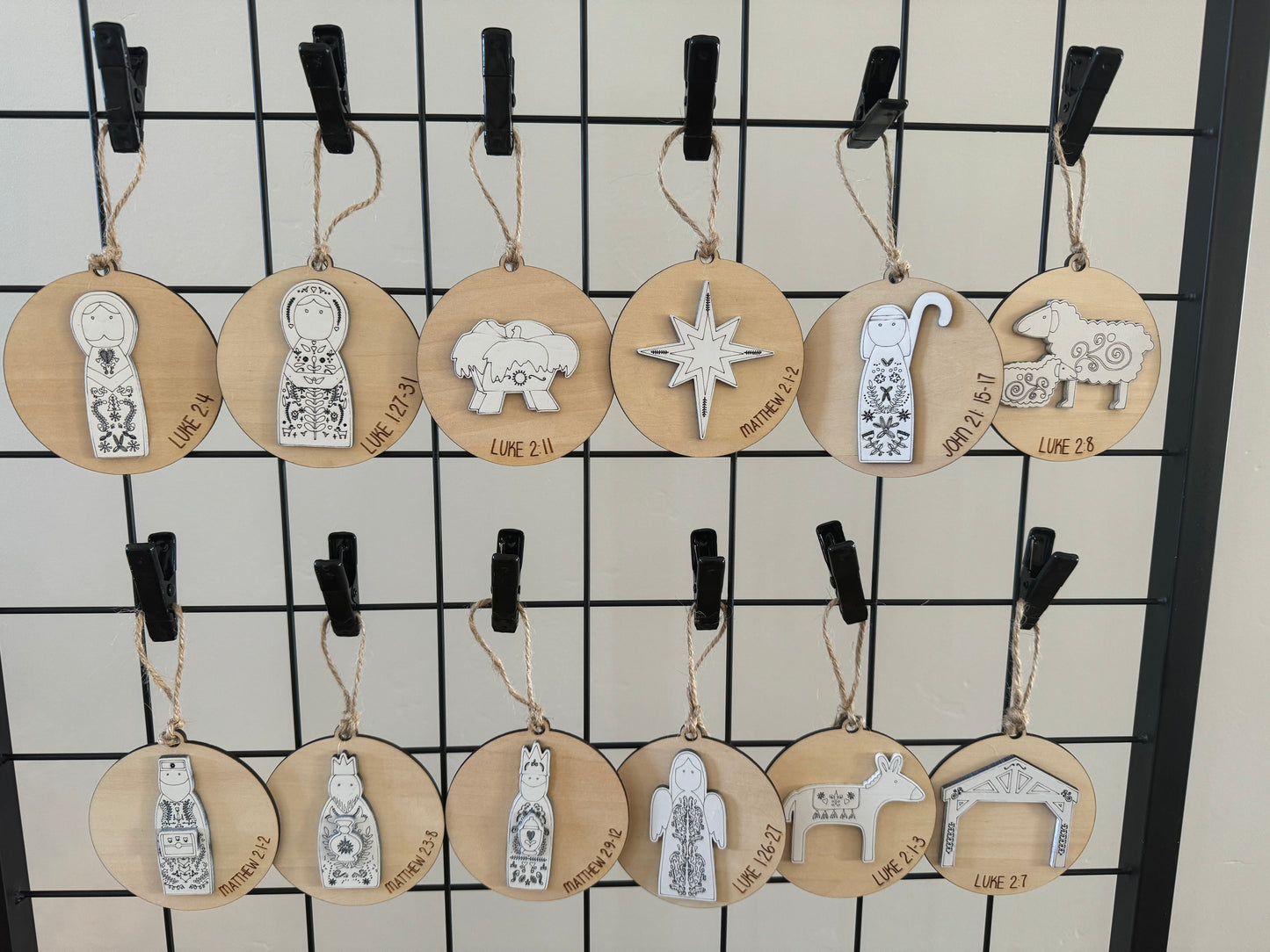 12 Days of Christmas Countdown: Nativity Ornaments