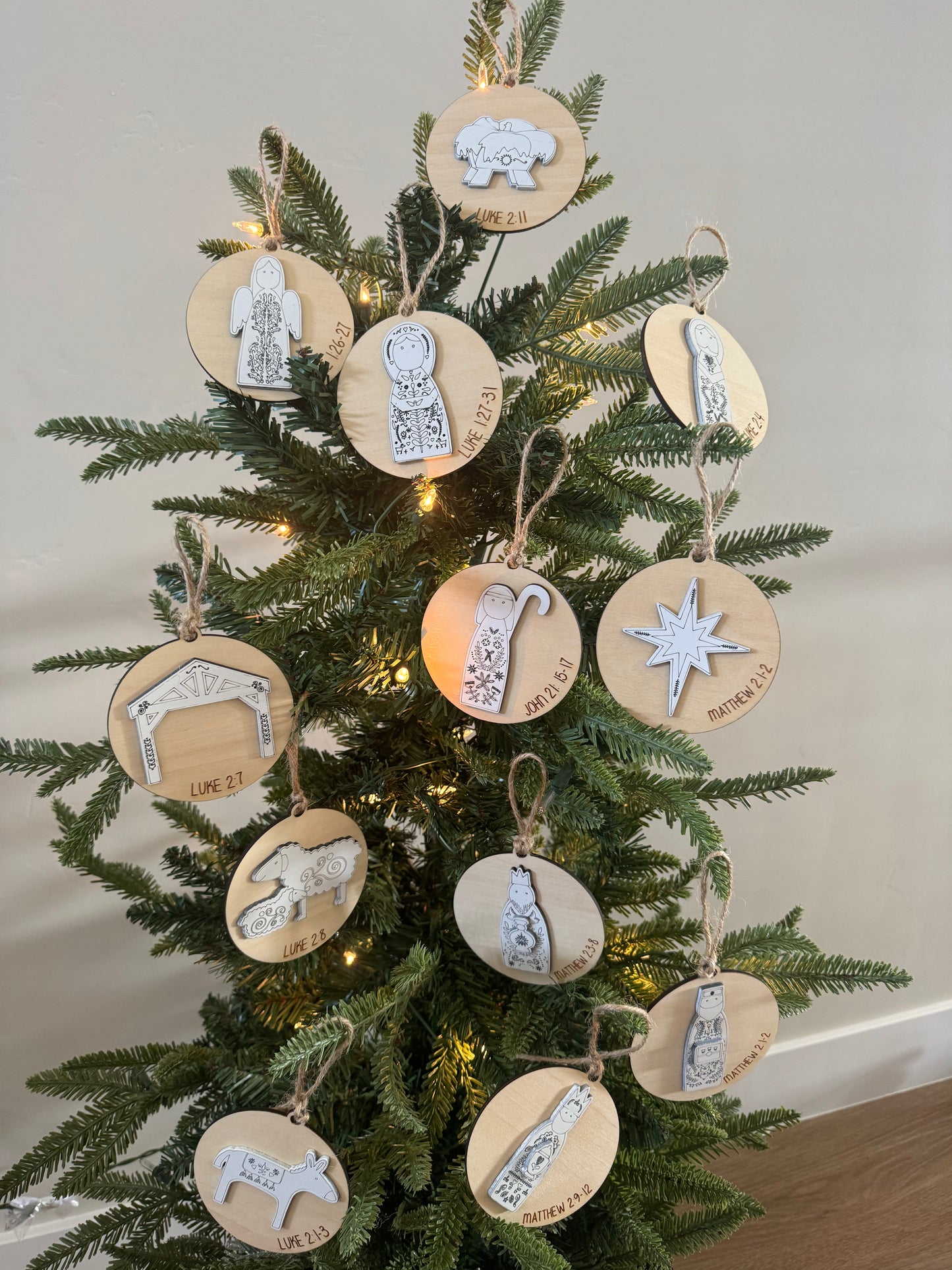 12 Days of Christmas Countdown: Nativity Ornaments