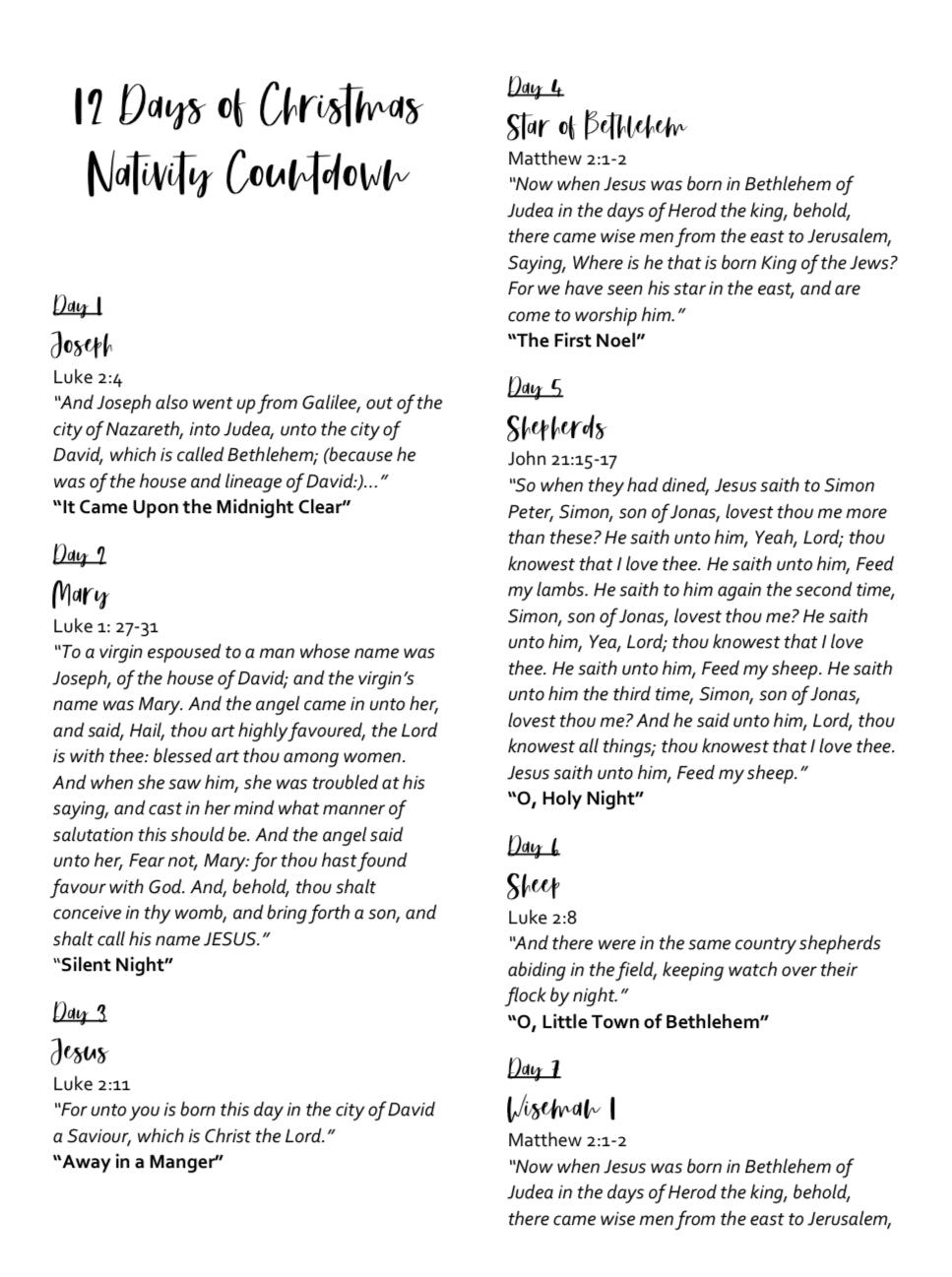 12 Days of Christmas Countdown: Nativity Ornaments