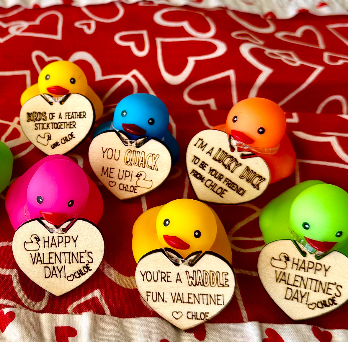 Rubber Duck Valentines
