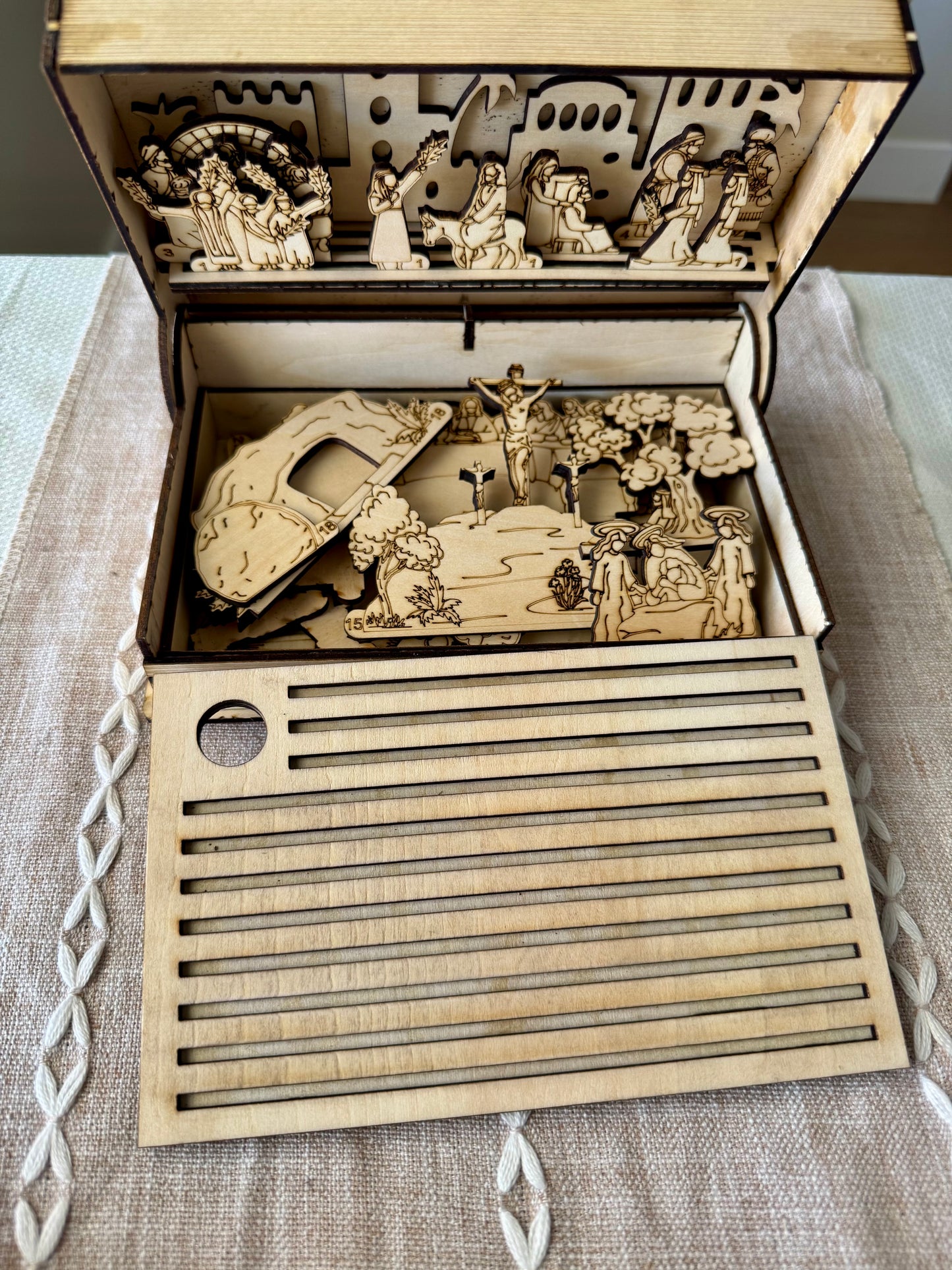 Holy Week Interactive Wood Book