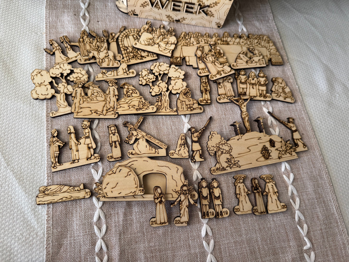 Holy Week Interactive Wood Book