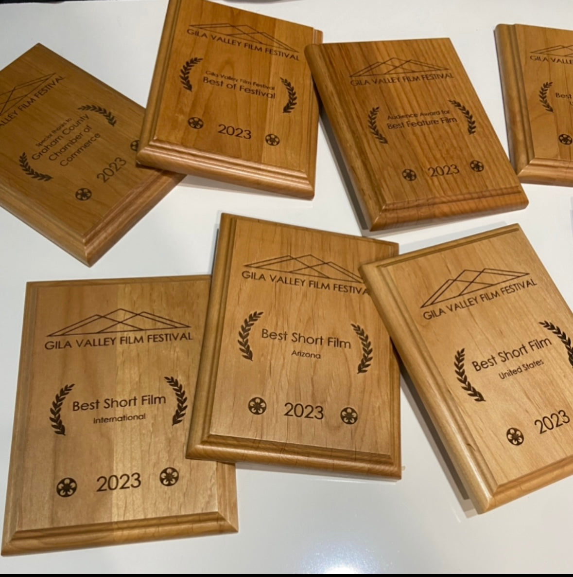 Alder Wood Custom Engraved Plaque