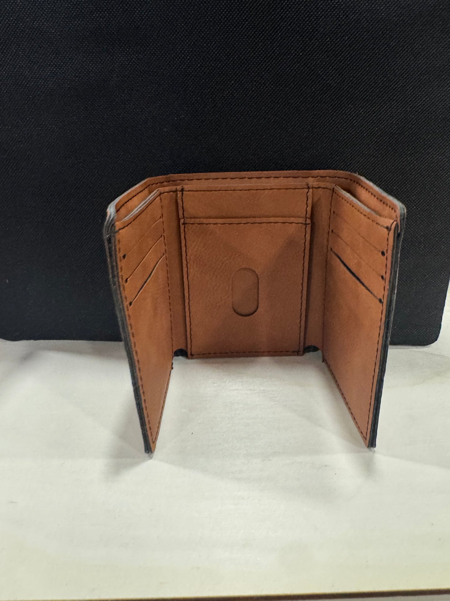 Custom Engraved Leatherette Wallet