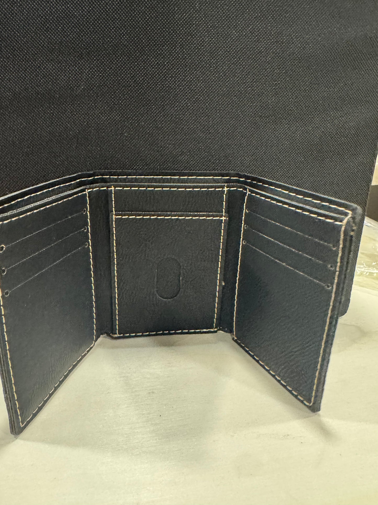Custom Engraved Leatherette Wallet