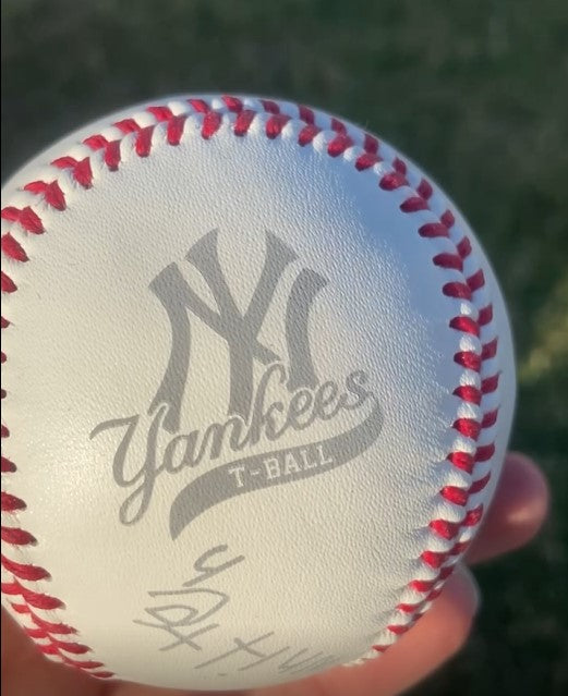 Engraved Baseball