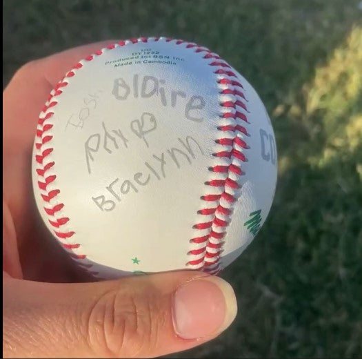 Engraved Baseball