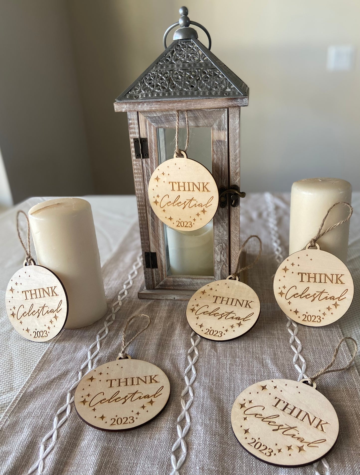 "Think Celestial" Christmas Ornament