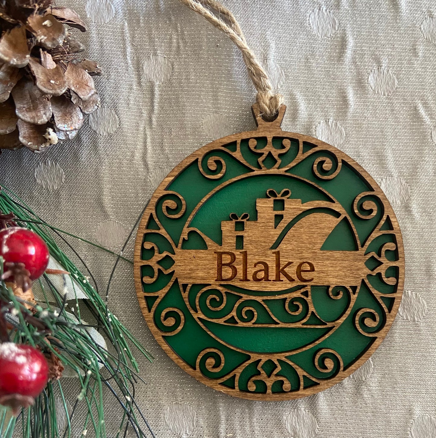 Custom Traditional Christmas Ornaments