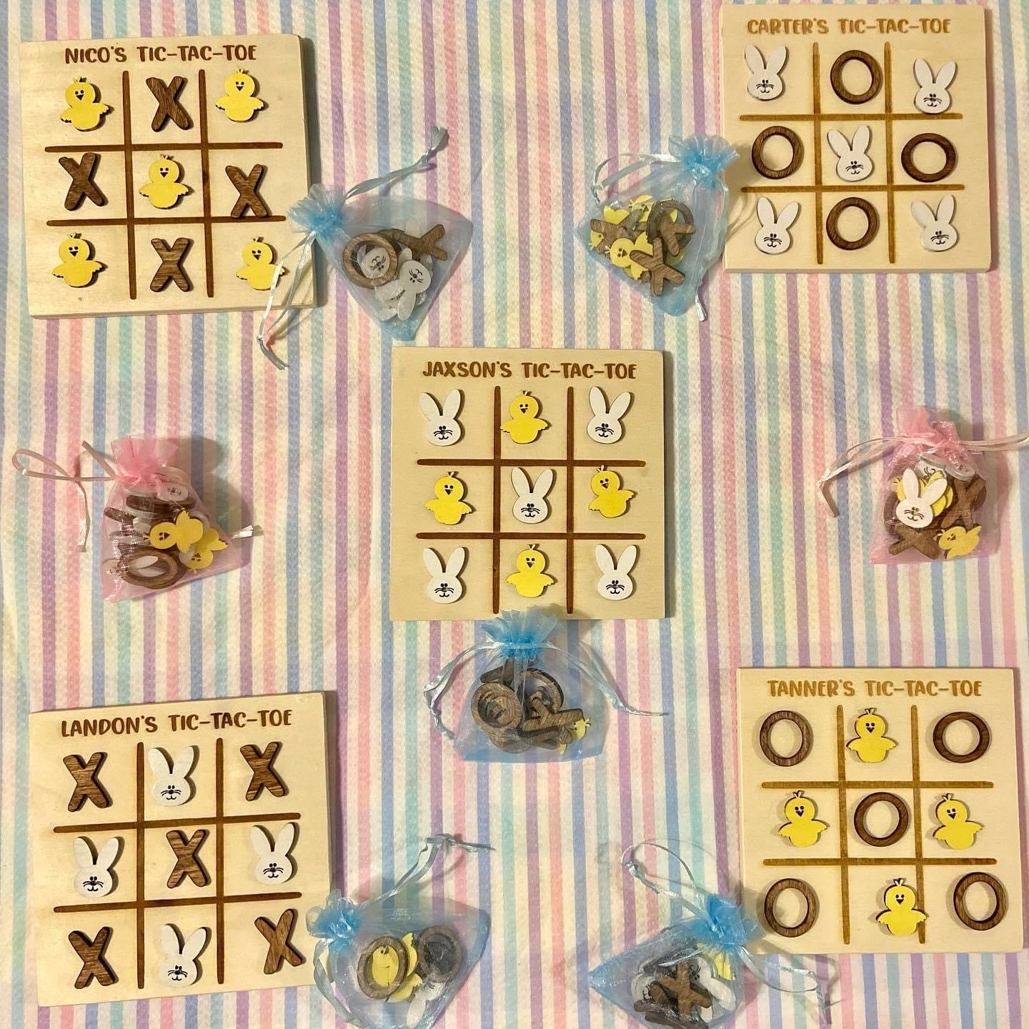 Easter Tic-Tac-Toe Board