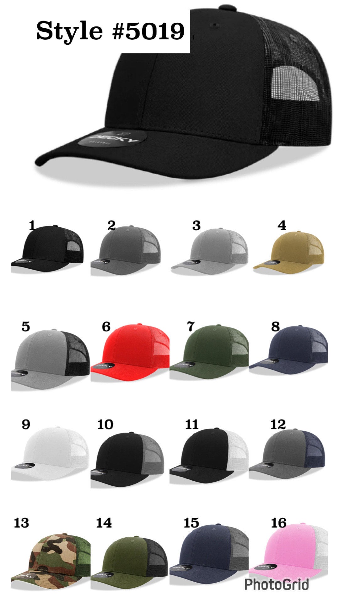 Child Size Custom Hat