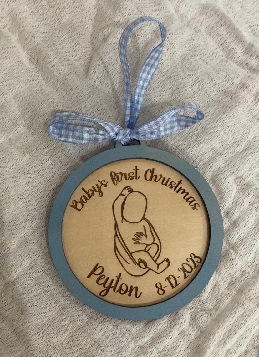 Custom Baby Ornaments