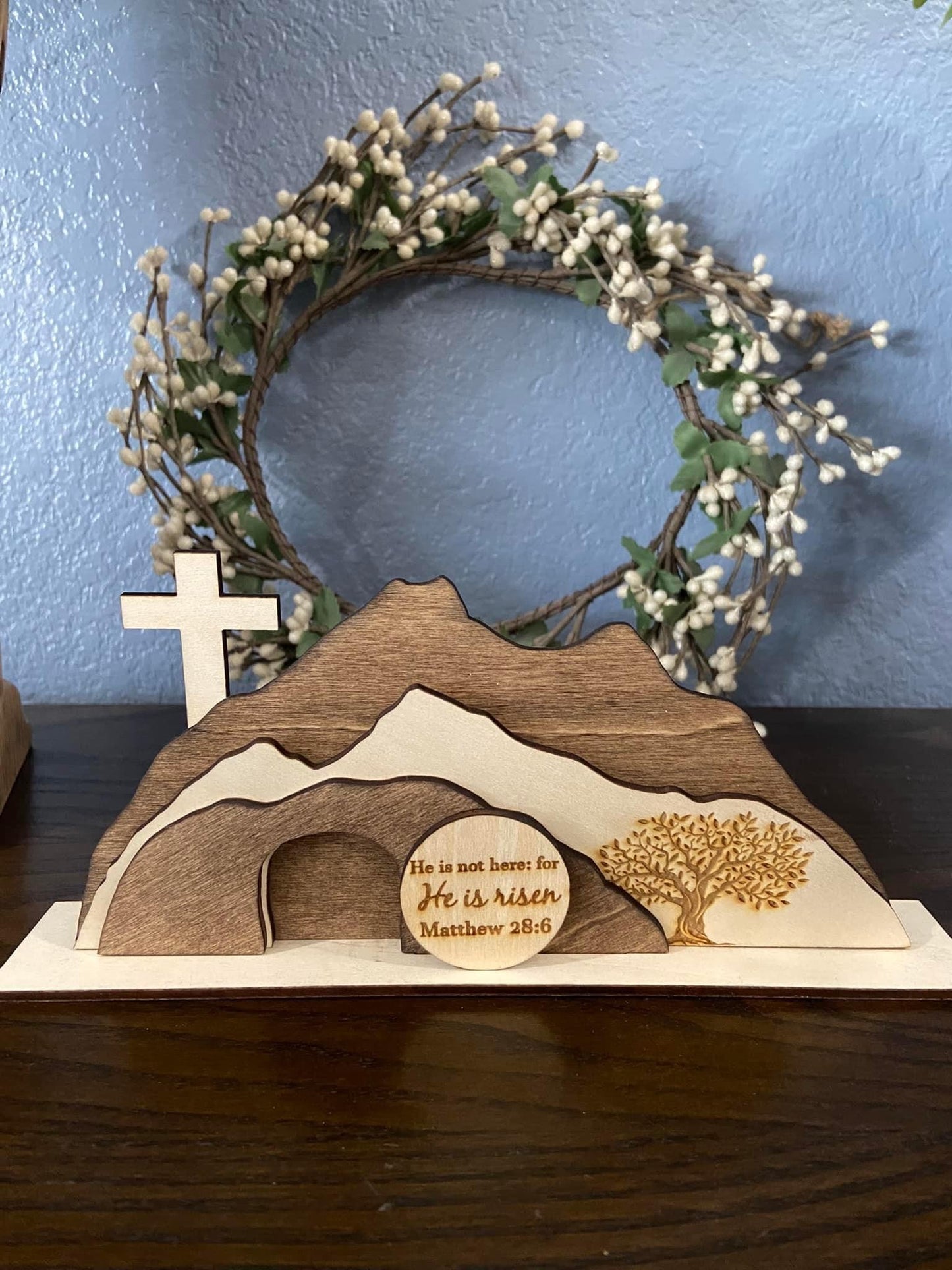 The Garden, The Cross, and The Tomb Wood Set