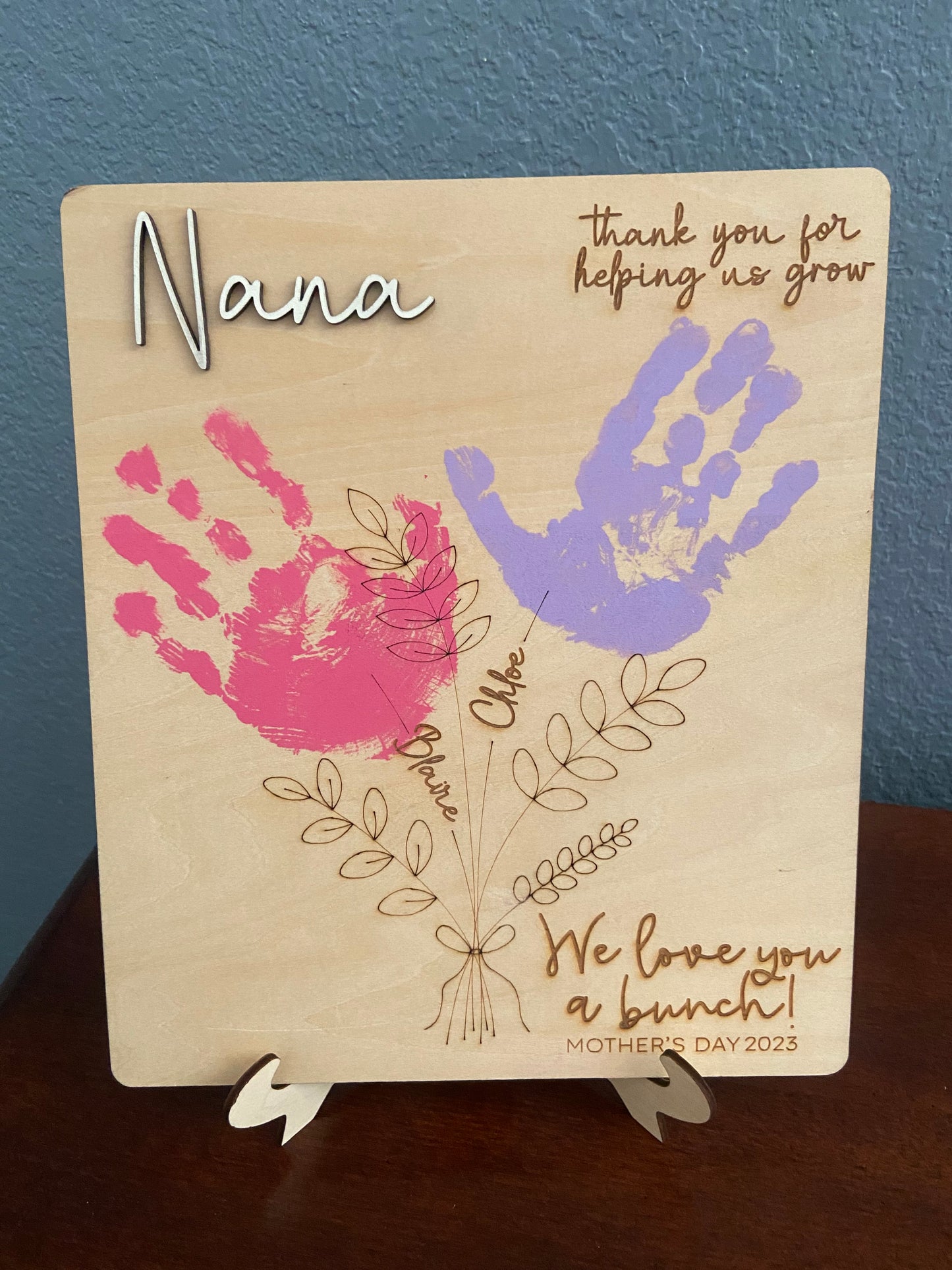 Mother's Day Handprint Sign