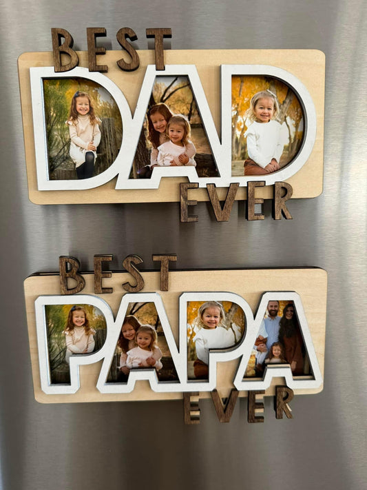 Father’s Day Photo Magnet Frame