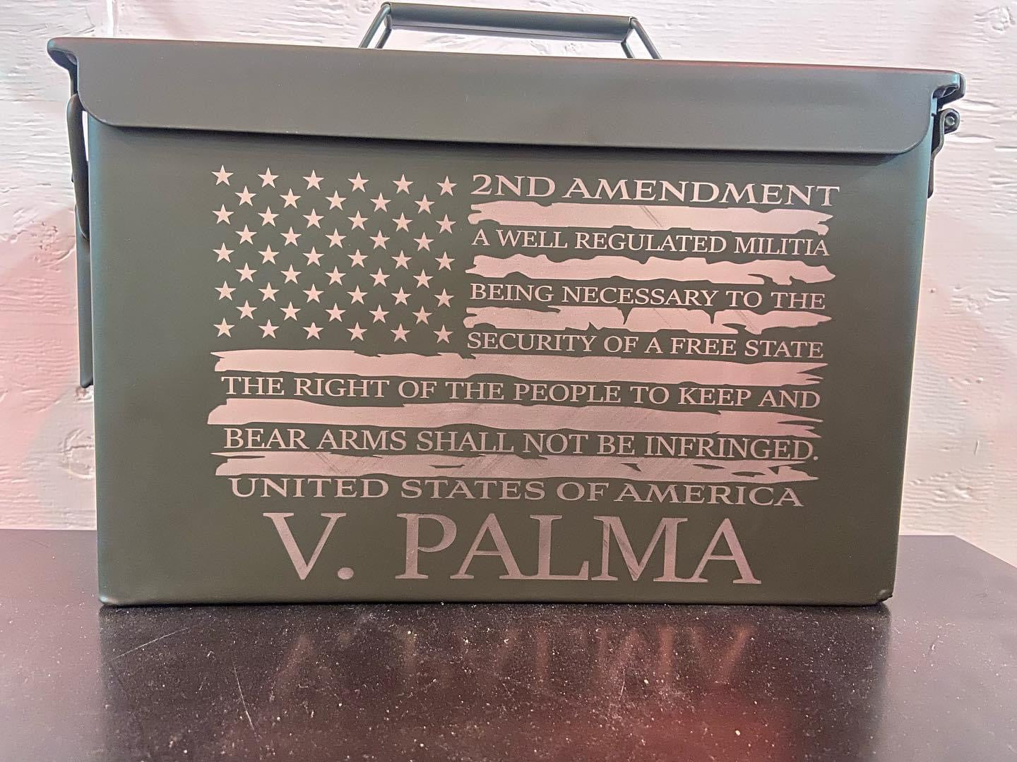 Custom Engraved Ammo Can for Dads/Grandpas