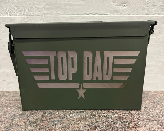 Custom Engraved Ammo Can for Dads/Grandpas