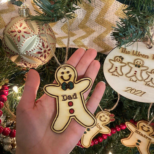 Gingerbread Cookie Custom Ornaments