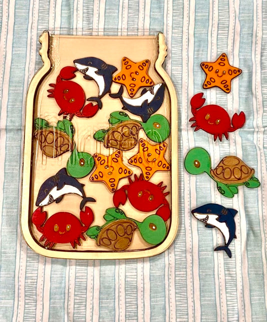 Sea Animals Token Set