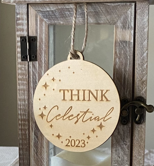 "Think Celestial" Christmas Ornament